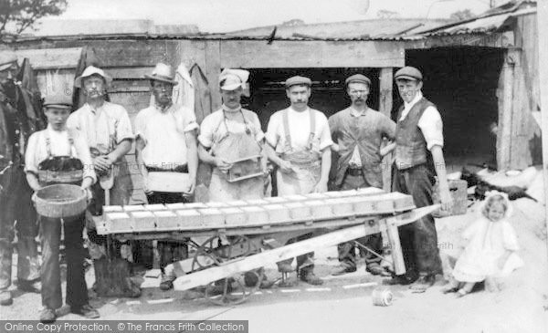 Photo of Brockley, Blyth Hill Fields, Brickmaking c.1890