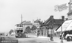 Library And Crofton Park Station c.1910, Brockley