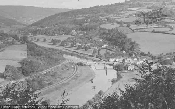 Photo of Brockweir, The View c.1955