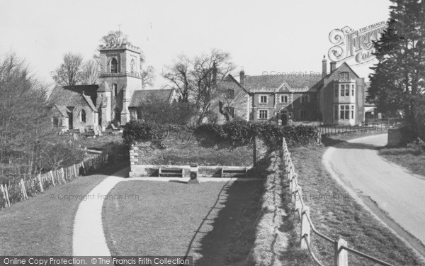 Photo of Brockworth, Brockworth Court And Church c.1960