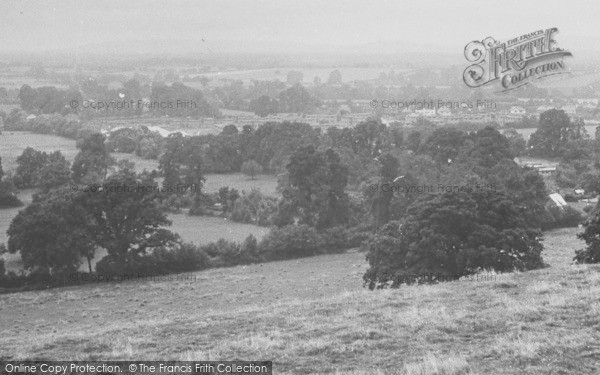 Photo of Brockworth, View From Castle Hill c.1955