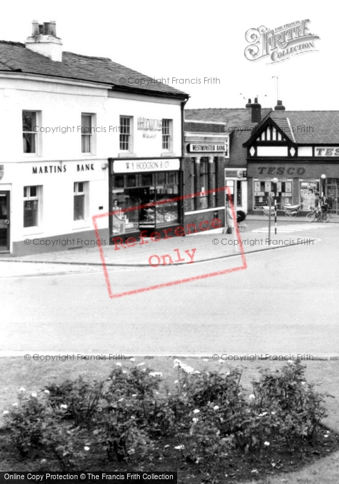 Photo of Bromborough, Banks And Shops Near The Cross c.1965