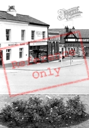 Banks And Shops Near The Cross c.1965, Bromborough