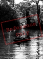 Rowing Boat On Raby Mere c.1965, Bromborough