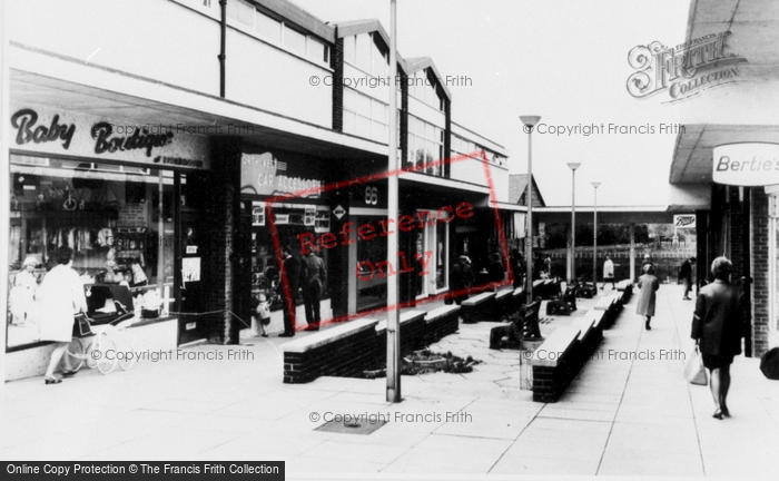 Photo of Bromborough, Shopping Precinct c.1965