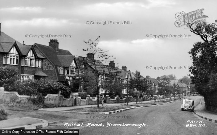 Photo of Bromborough, Spital Road c.1955