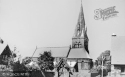 St Barnabas' Church c.1955, Bromborough