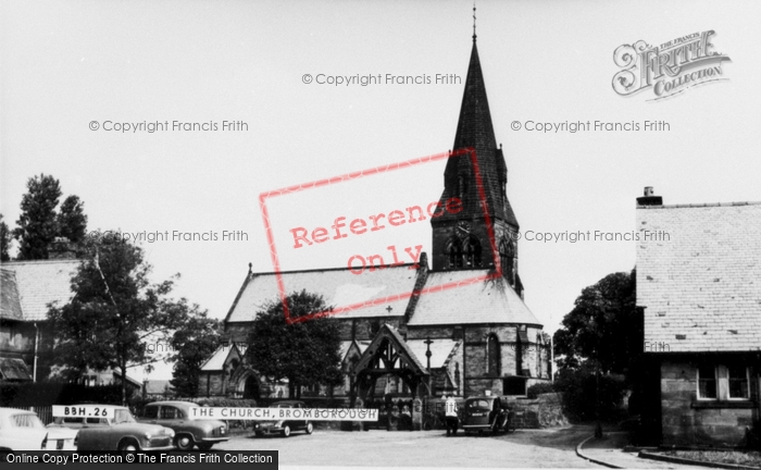 Photo of Bromborough, The Church c.1960