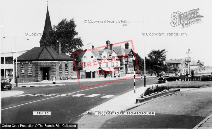 Photo of Bromborough, Village Road c.1960