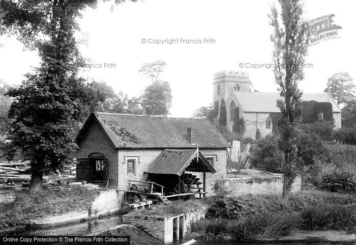Photo of Bromfield, Mill And Church 1892