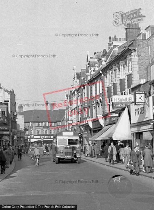 Photo of Bromley, Bus In The High Street 1948