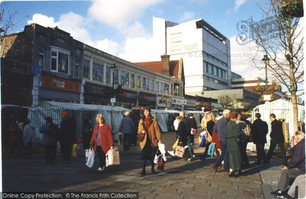 Photo of Bromley, Farmers Market, High Street c.1994