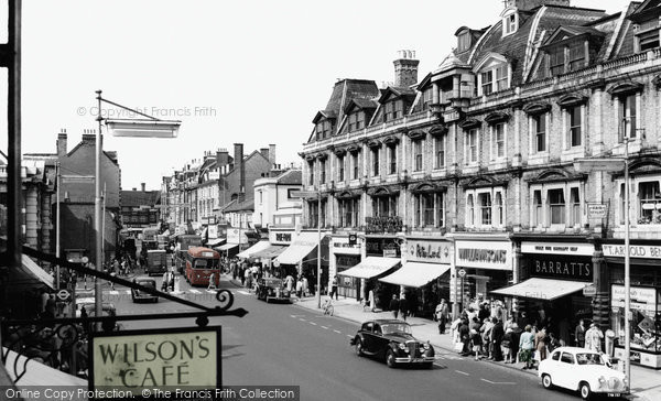 Photo of Bromley, High Street 1957