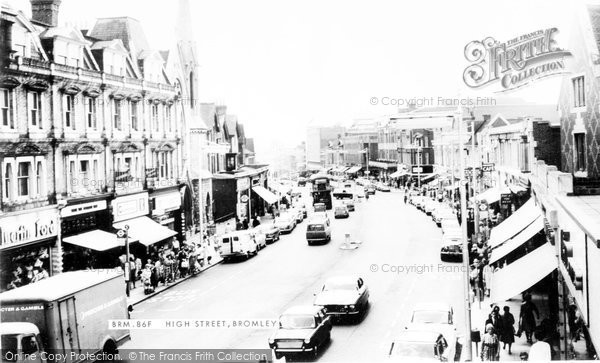 Photo of Bromley, High Street c.1965