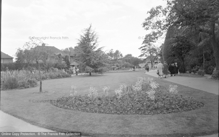 Photo of Bromley, Library Gardens 1957