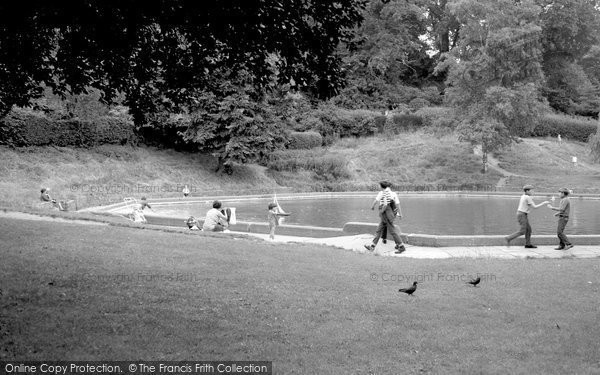 Photo of Bromley, The Boating Pool, Church House Gardens 1968