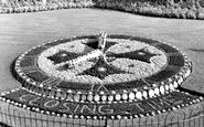 Bromley, the Floral Clock, Church House Gardens c1955