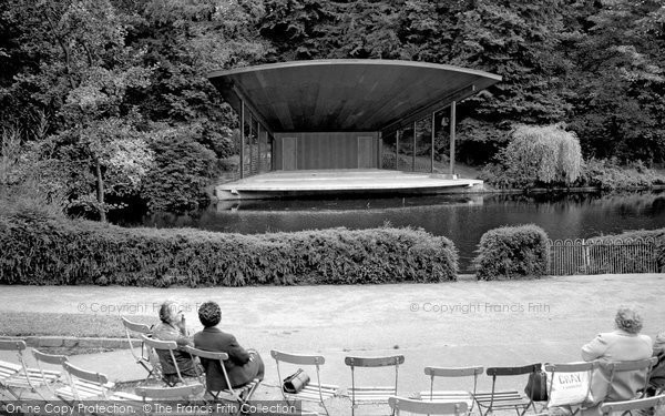Photo of Bromley, The Lake And Bandstand 1968
