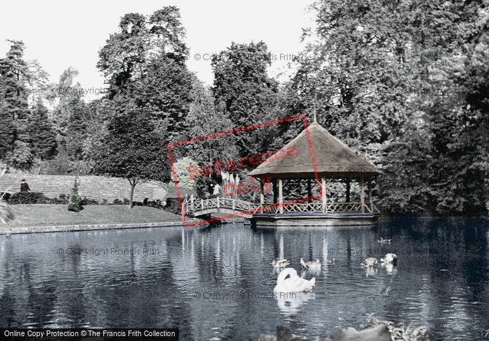 Photo of Bromley, The Lake, Church House Gardens c.1950