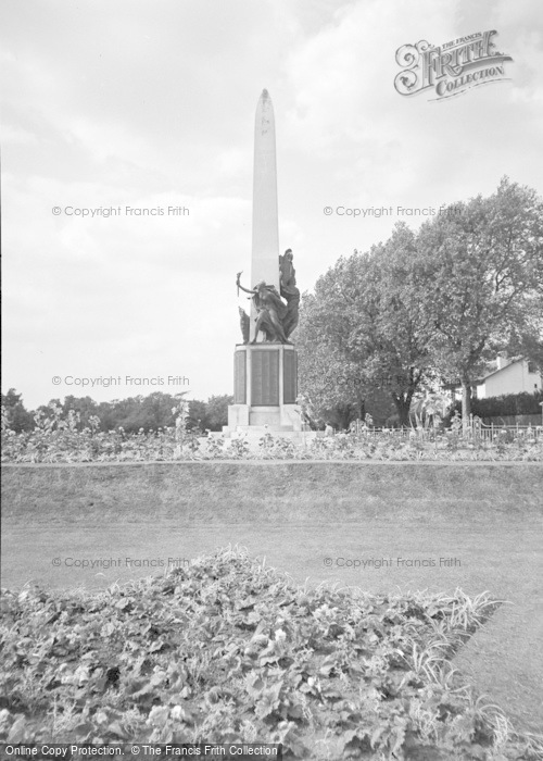 Photo of Bromley, The Memorial 1957