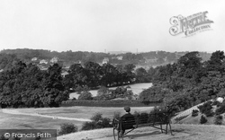 Bromley, view from Recreation Ground 1898