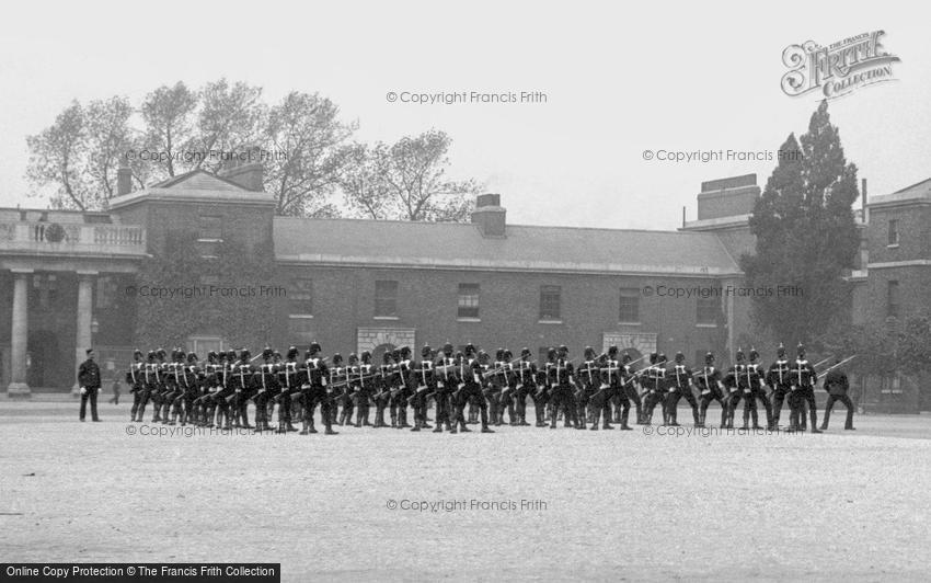 Brompton, Soldiers, R E Barracks 1894