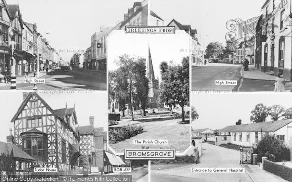 Photo of Bromsgrove, Composite c.1965