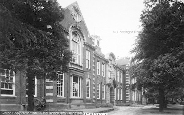 Photo of Bromsgrove, County High School c.1955