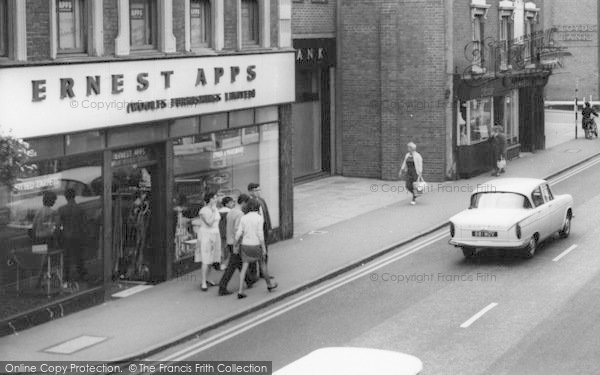 Photo of Bromsgrove, Ernest Apps, High Street c.1965