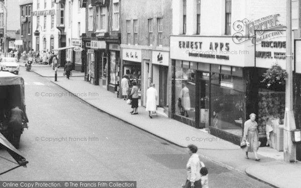 Photo of Bromsgrove, High Street, Shops c.1960