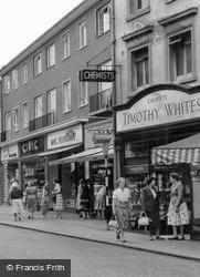 Shopping On High Street c.1960, Bromsgrove