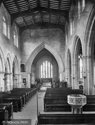 St John The Baptist Church, Interior 1931, Bromsgrove