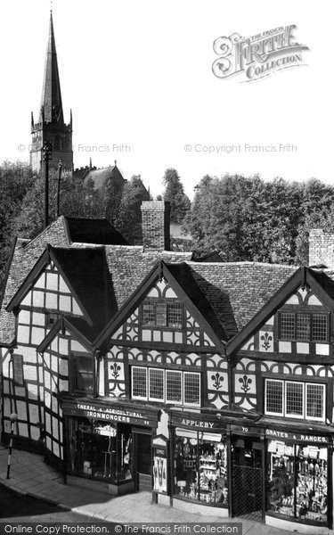 Photo of Bromsgrove, Tudor House, High Street 1949