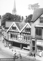 Ye Olde Shoppe And Church c.1965, Bromsgrove