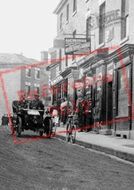 An Early Motorcar In Broad Street c.1906, Bromyard