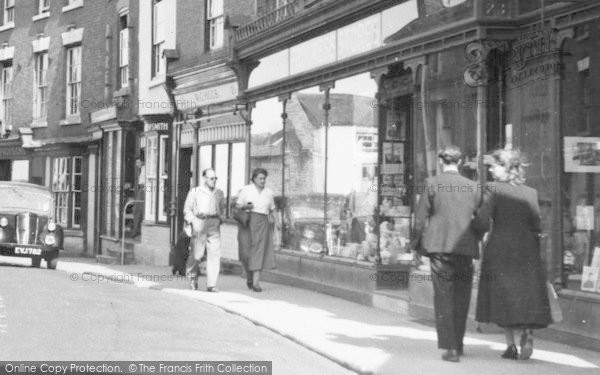 Photo of Bromyard, Couples In Broad Street c.1955