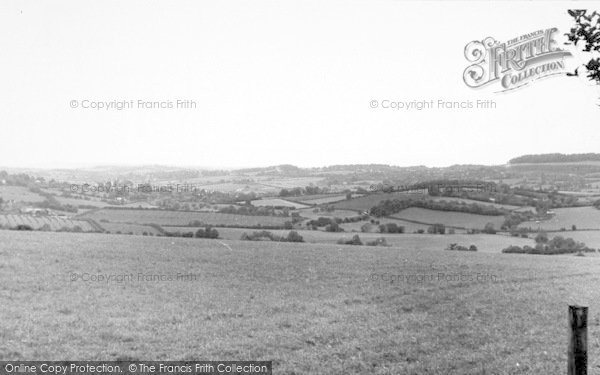 Photo of Bromyard, From The Downs 1954