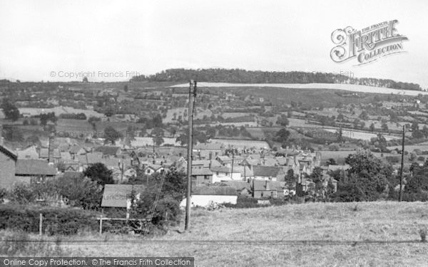 Photo of Bromyard, General View From Leominster Road c.1955