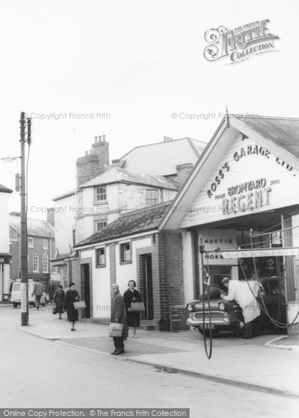 Photo of Bromyard, Ross's Garage, Church Street 1964