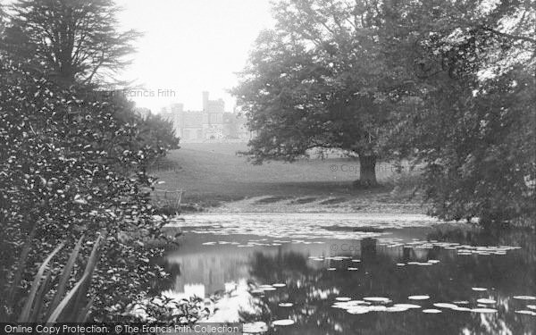Photo of Bromyard, Saltmarshe Castle From The Lily Pond 1923