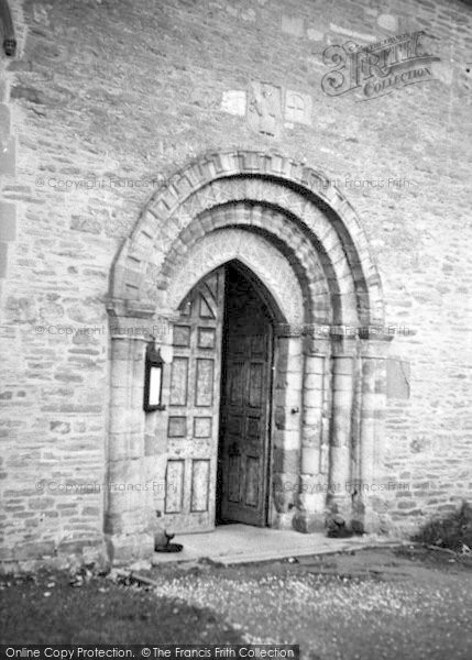 Photo of Bromyard, St Peter's Church, South Door c.1955