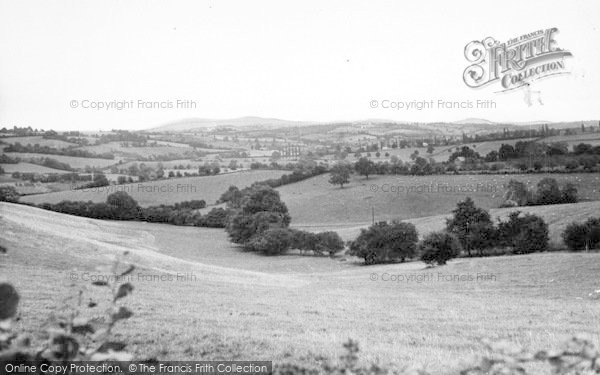 Photo of Bromyard, The Downs From Hereford Road 1954