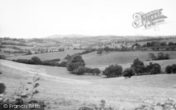 The Downs From Hereford Road 1954, Bromyard