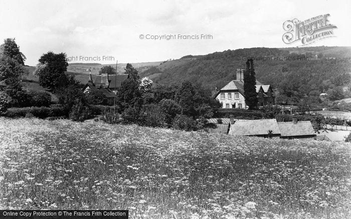 Photo of Bronygarth, The School And Cottages c.1950