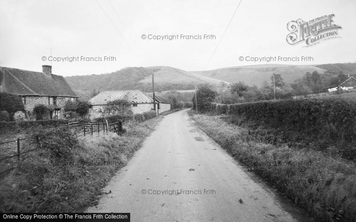 Photo of Brook, The Hill Above The Village 1956