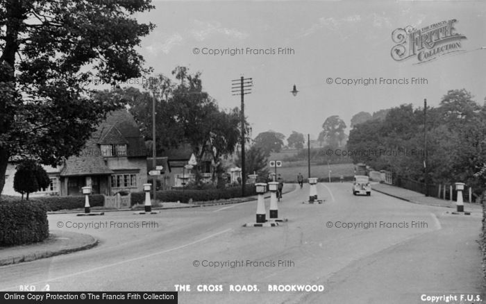 Photo of Brookwood, The Cross Roads c.1950
