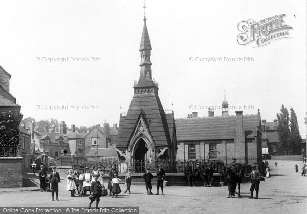 Photo of Broseley, Children By The Monument 1904