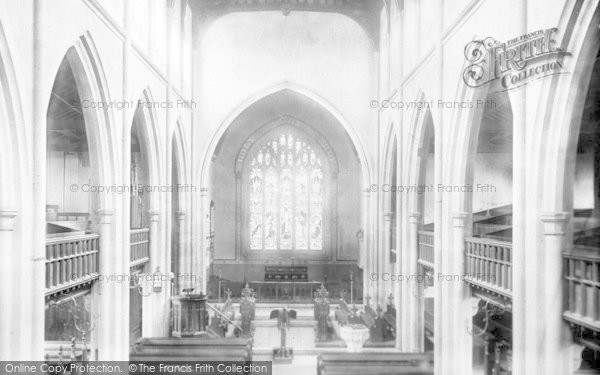 Photo of Broseley, Church Interior 1904