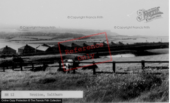 Photo of Brotton, View Towards Saltburn c.1955