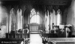 St Mary's Church Interior c.1967, Broughton Astley